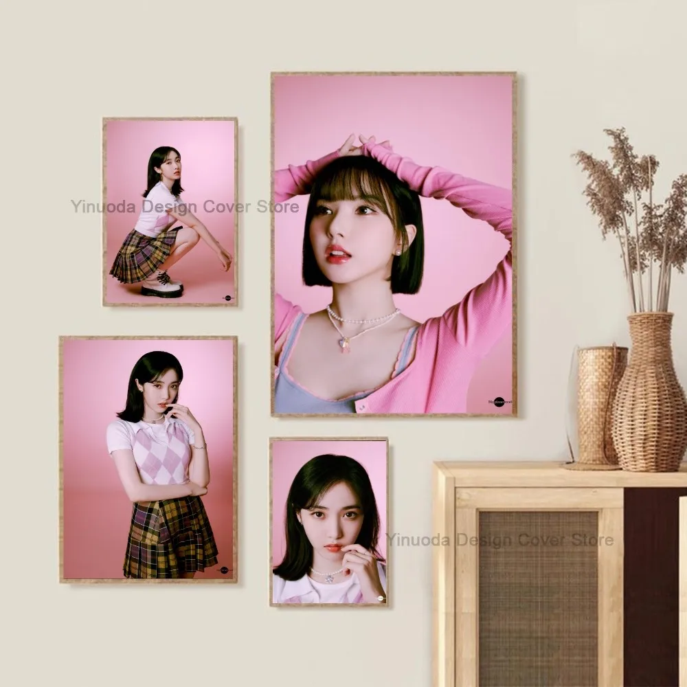 1pc Kpop Girl Group Viviz Member Poster Sticker Bedroom Study Wall Art Hanging Painting Decoration High Quality Printed Matter