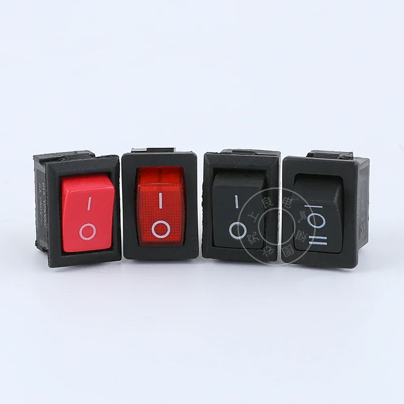 

5pcs Rocker Power Switch Waterproof Double Ship Type Switch KCD4-201N KCD2-201N 30A LED light signal