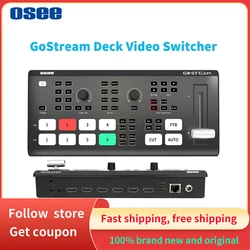 OSEE GoStream Deck Video Switcher 4 Channel HDMI-Compatible For Live Streaming Video Monitor