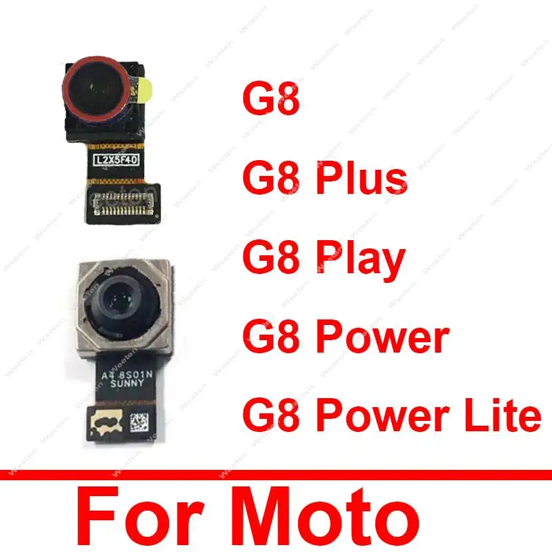 Front Rear Camera For Motorola Moto G8 G8 Plus G8 Play G8 Power Lite Small Facing Front Back Main Camera Module Parts