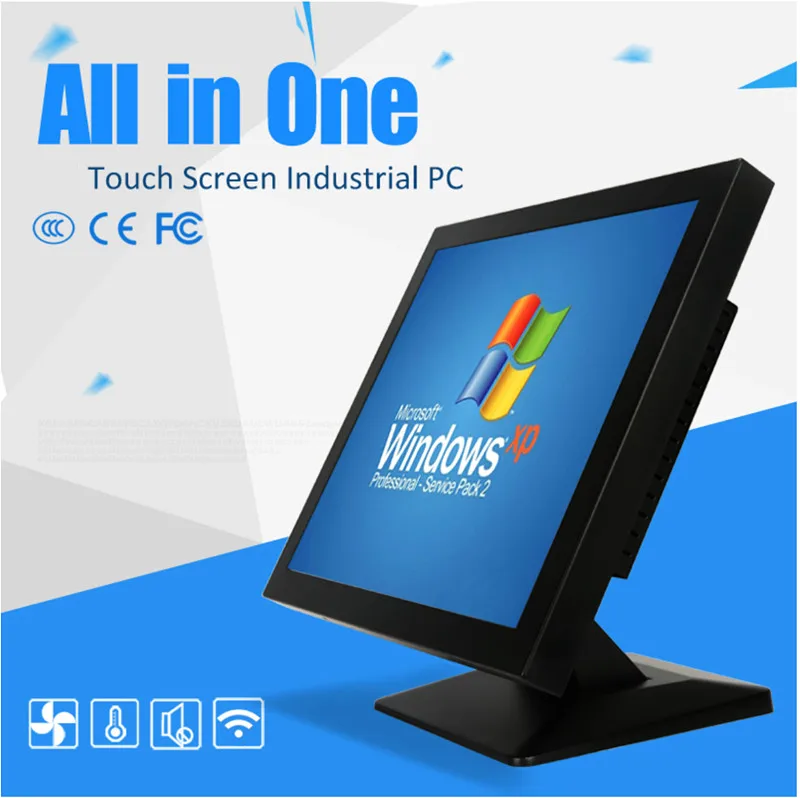 15นิ้วคอมพิวเตอร์ All In One I3 Mount Window 10กันน้ำอุตสาหกรรมแท็บเล็ตที่ทนทานหน้าจอสัมผัส Pc