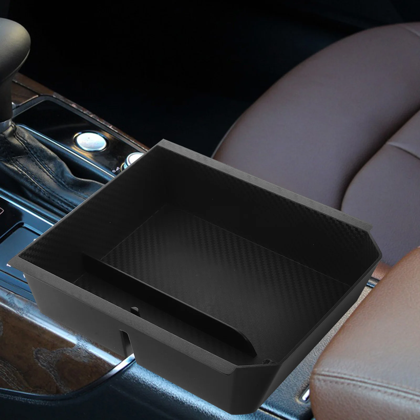 

Center Console Tray Car Organizer Storage Insert Durable Dashboard Gear Shift Tray Auto Accessories Interior Storage Box