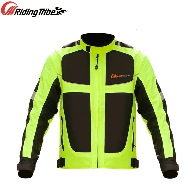 Riding Tribe Summer Style Breathable Motorcycle Jacket JK-21 Unisex Night  Reflection of Light Motorbike Riding Coat Anti-fall