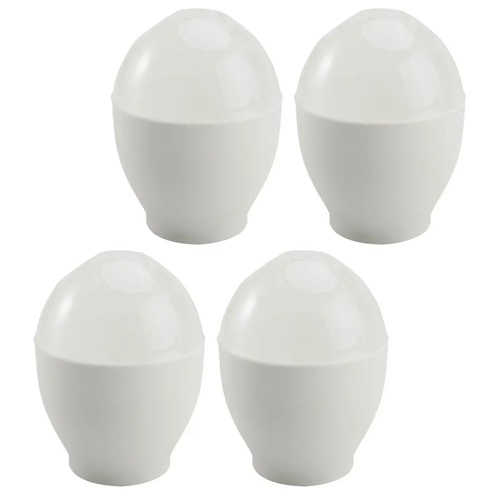 

4Pcs Steamed Egg Cups PP Material Microwave Oven Safe Egg Cooker for Poached Eggs Breakfast Kitchen Gadget Cooking Tool