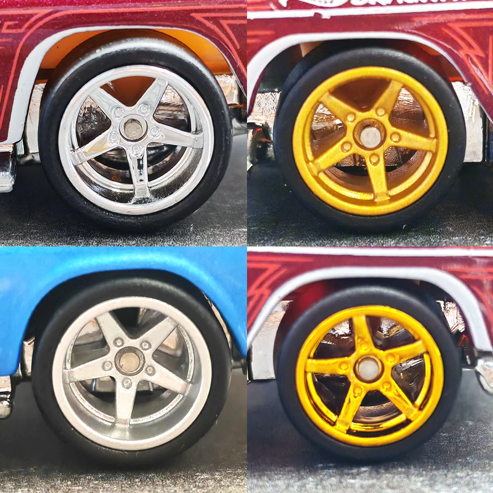 1/64 RLC Premium-Räder mit Slick-Reifen für RLC Muscle Car Advan GT Modellauto-Umbauteile D:11mm+13mm (1 Set) – Detail 2