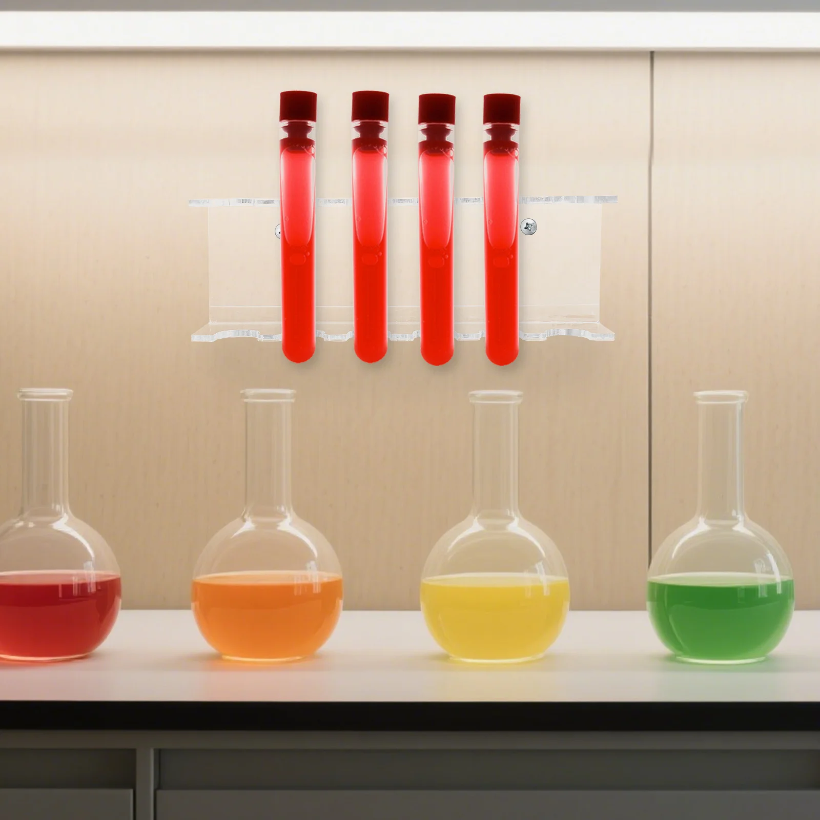 

Laboratory Pipettes Holder 6 Slots Sturdy Pipette Rack Easy Assembly Pipette Storage Stand Scientific Tool Organizer