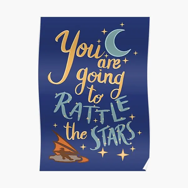 You Are Going To Rattle The Stars  Poster Home Vintage Painting Decoration Room Wall Funny Art Modern Print Picture No Frame