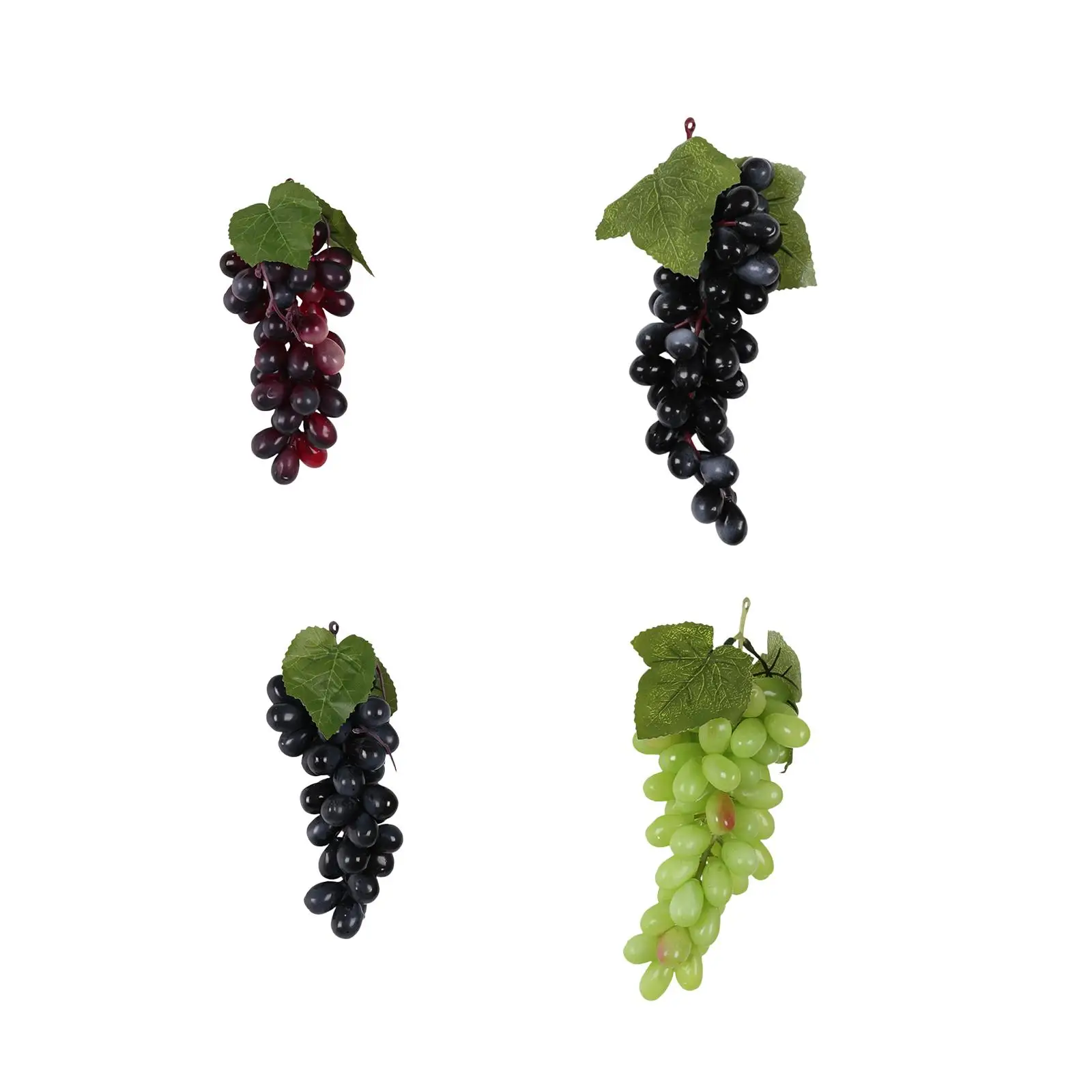 Artificial Grape Figurine Kitchen Versatile Decorative Simulated Fruit