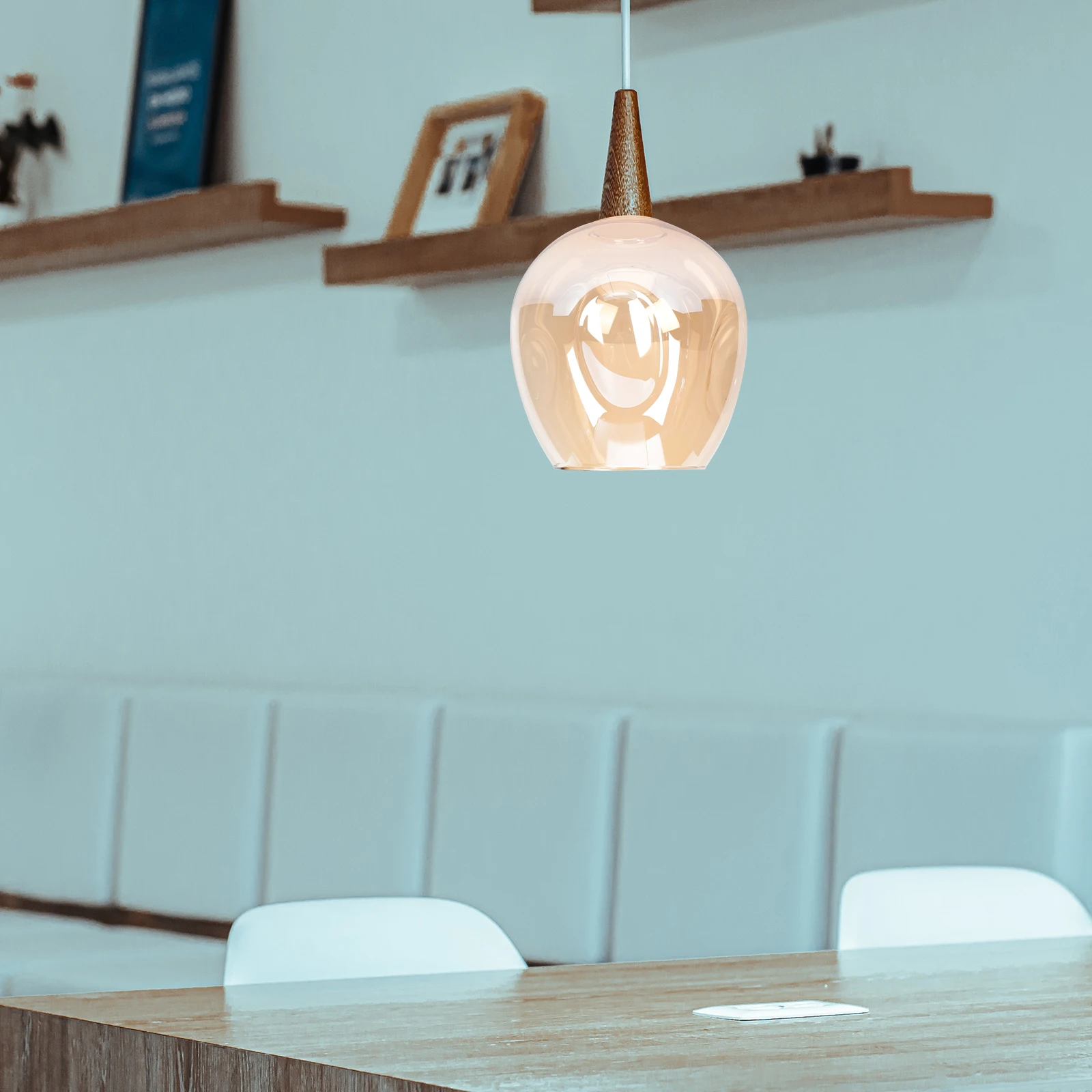 

Durable Glass Lampshade Replacement Light Cover for Floor Lamp Table Light Bedside Lamp Minimalist Decor Glass Lampshade