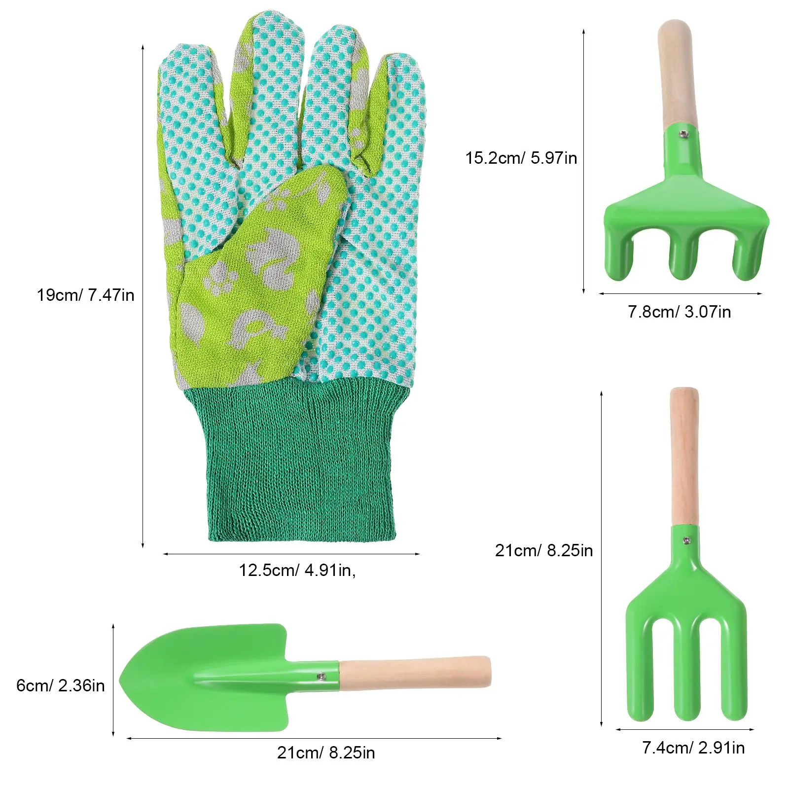 4 Pcs/Set Children's Gardening for Oxford Cloth Kit Kids Equipment