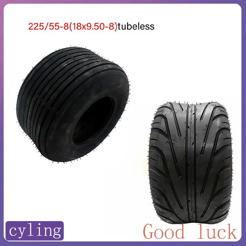 

Вакуумные шины 225/55-8 дюймов, подходят для замены шин на маленьких пляжных мотоциклах и картингах.