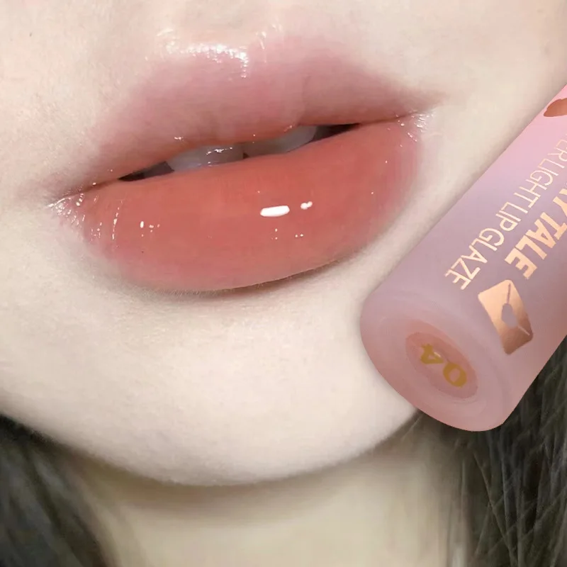 ملمع شفاه يدوم طويلاً للنساء ، صبغة شفاه بخلاصة ترطيب ، ملمع شفاه عالي اللمعان ، سمنة شفاه Pout ، لون أحادي اللون