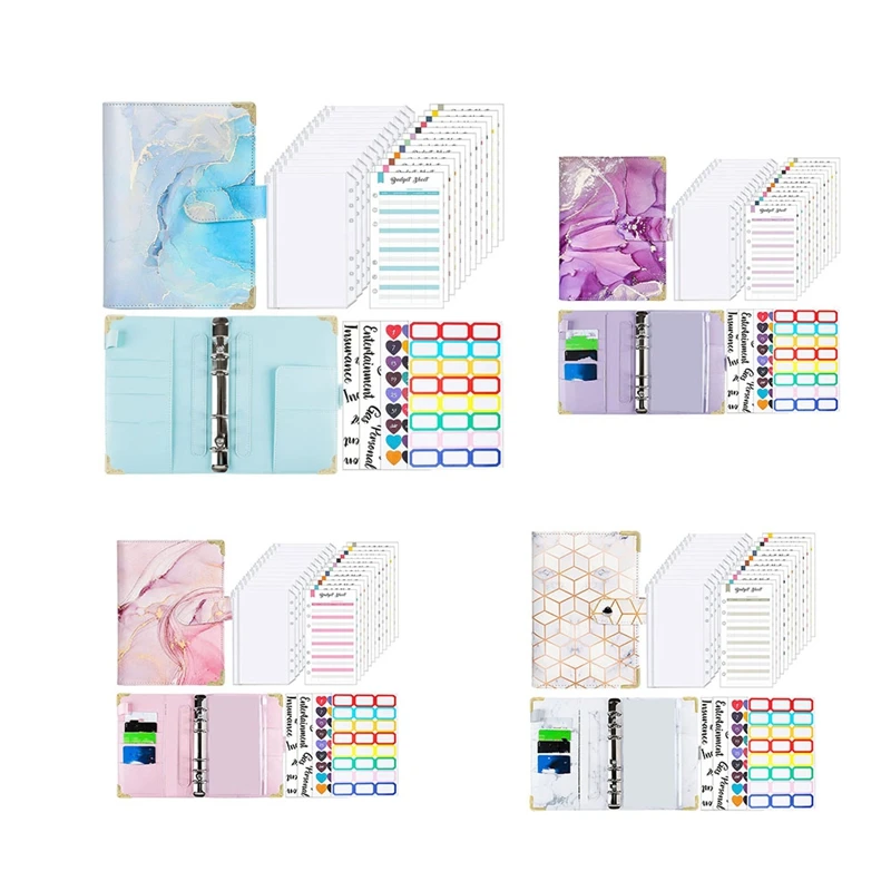 Sistem amplop dompet uang tunai, Binder anggaran dengan amplop ritsleting, untuk rencana pendanaan kartu penganggaran uang tunai