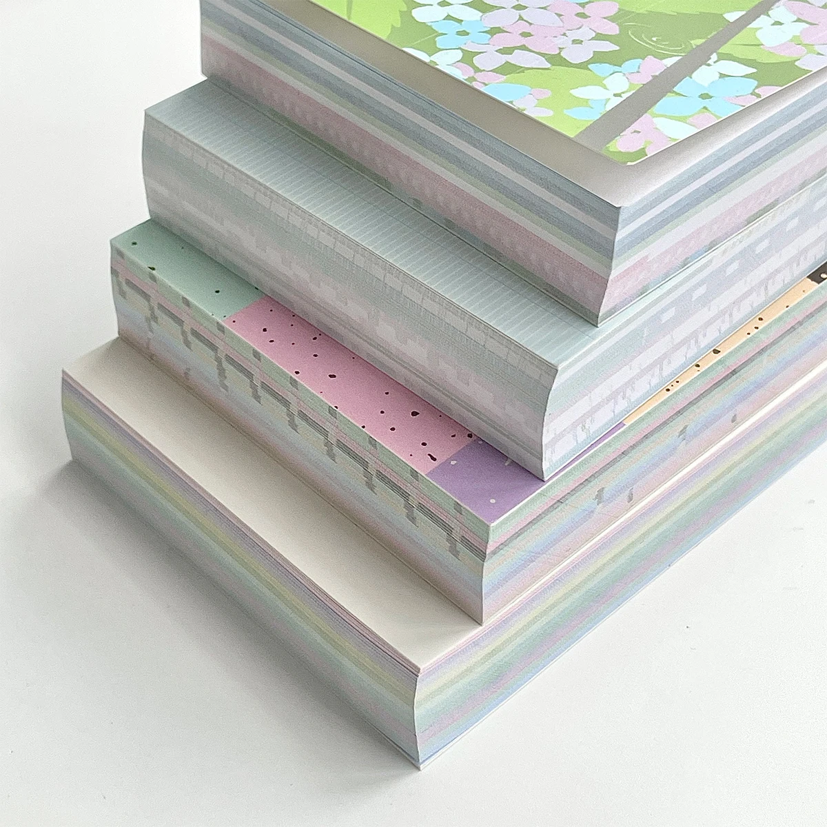 A7 Refill Pages Memo Pad Double Sided Scrapbook Paper Grid Blank Planner Inserts for Journaling Minimalist Collage Craft Supplie