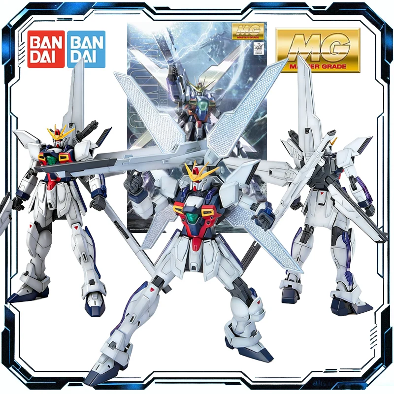 

bandai original MG 1/100 GX-9900 Moon gundam Assembly model Action Figure Toys For Boys Girls Kids Gift Collectible Ornaments