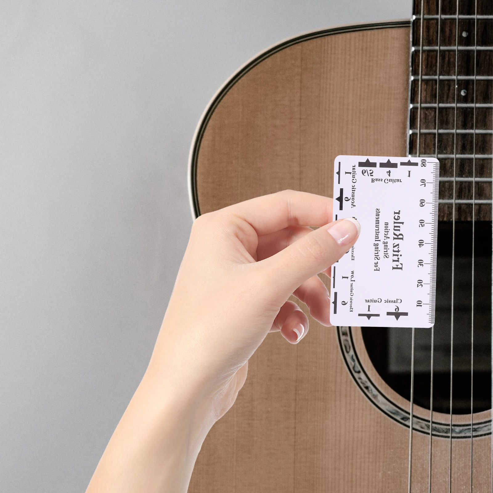 

3Pcs Guitar String Height Measuring Tools Durable Plastic Repair Rulers Professional Guitar Maintenance Supplies Assorted Color