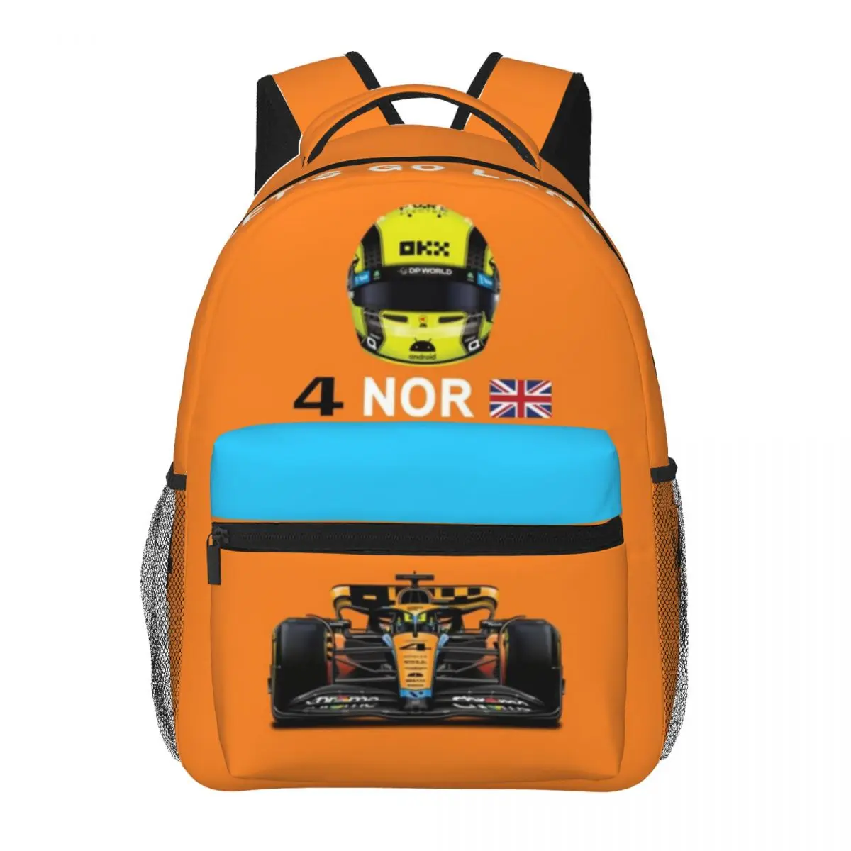 

Many Lando Norris Items 2023 Racing Car Student School Bookbag Canvas Daypack Elementary High College Travel Bags 16in