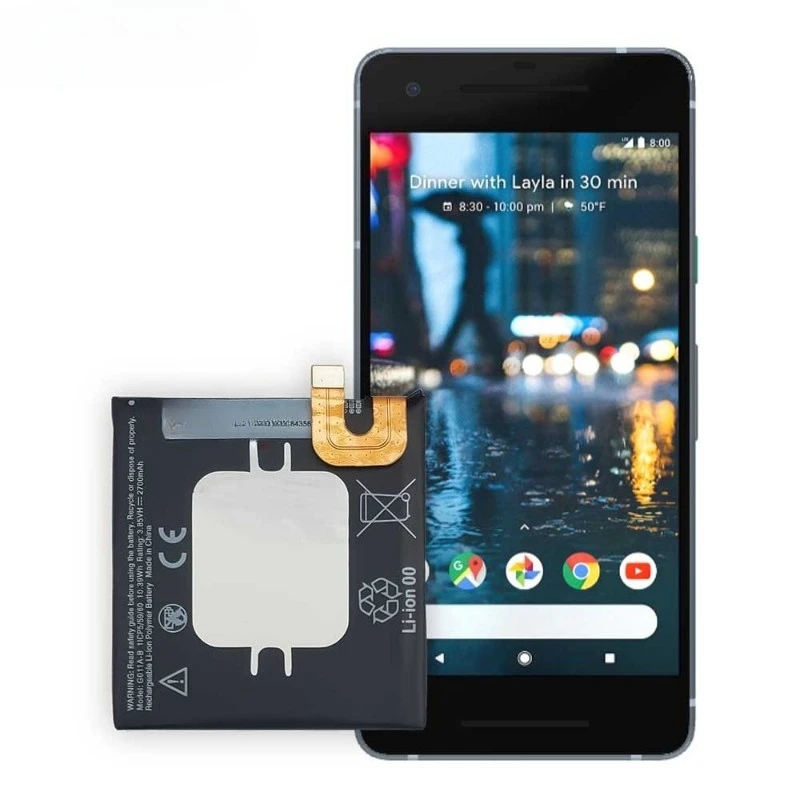

G011A-B for Google Pixel 2/BG2W Phone Battery 0 Cycle High Quality High Capacity Replacement Bateria Grade A Cell with Tools