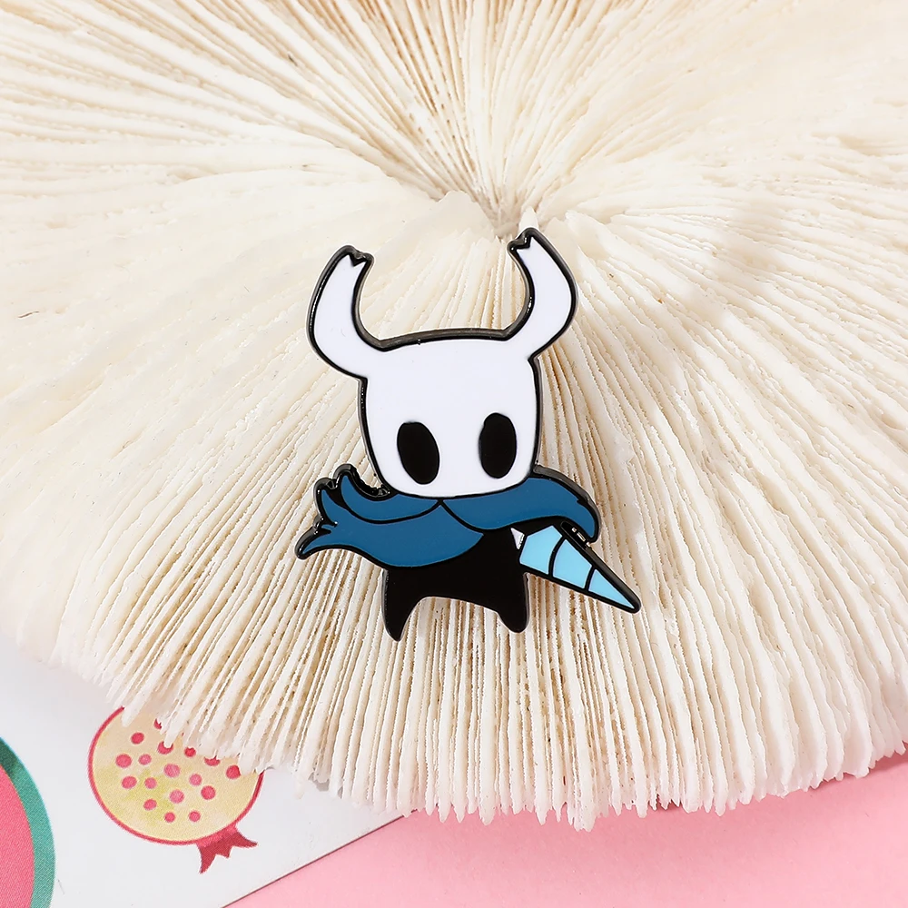 Game Hollow Knight Enamel Brooch for Backpack Pins Accessories Cartoon Metal Badge Lapel Pins for Fans Jewelry Gifts