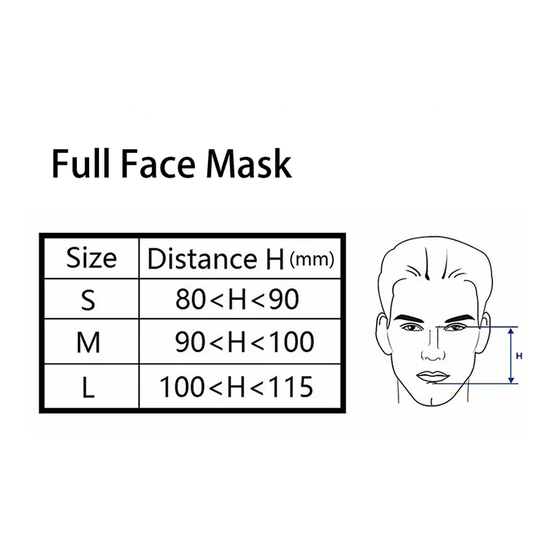 CPAP Full Face Mask F1A with Headgear Nasal Face Pads for Bipap Anti Snoring Sleep Apnea 22mm Tubing Diameter