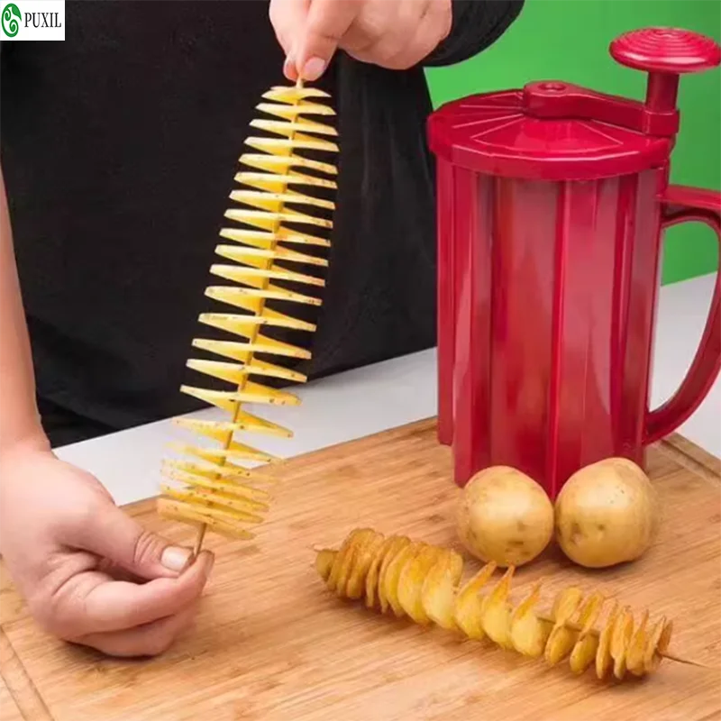 

Многофункциональная машина для резки картофеля Торнадо, ручная коммерческая машина для резки картофеля Торнадо, машина для картофельных чипсов, полуавтоматическая машина