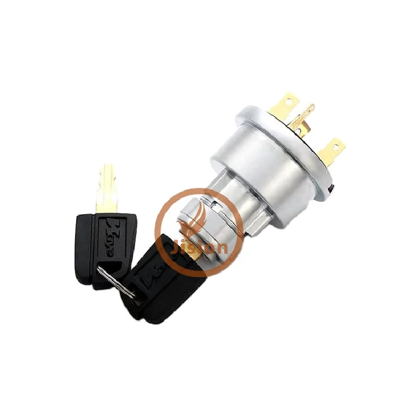 For 3e0156 3e-0156 Switch Assem Starter Ignition With 2 Pc 5p8500 Key For Caterpillar Excavator