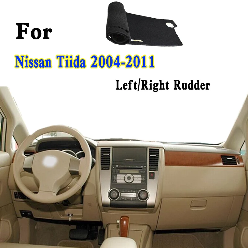 

For 2004-2011 Nissan Tiida C11Z Car-Styling Dashmat Dashboard Cover Instrument Panel Insulation Protective Pad Ornaments