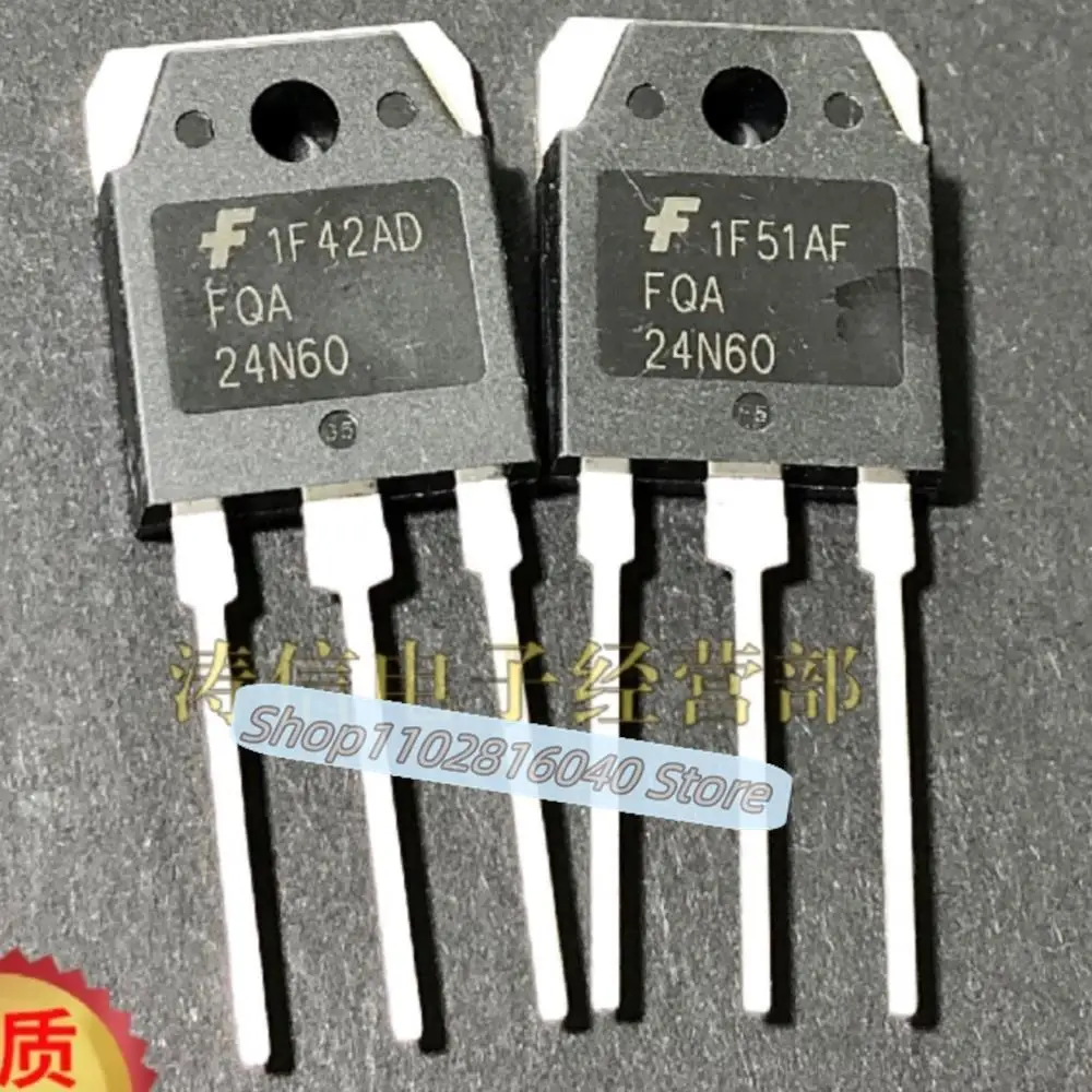 10PCS/Lot FQA24N60  MOS TO-3P 24A 600V  Best Quality Imported Original Spot