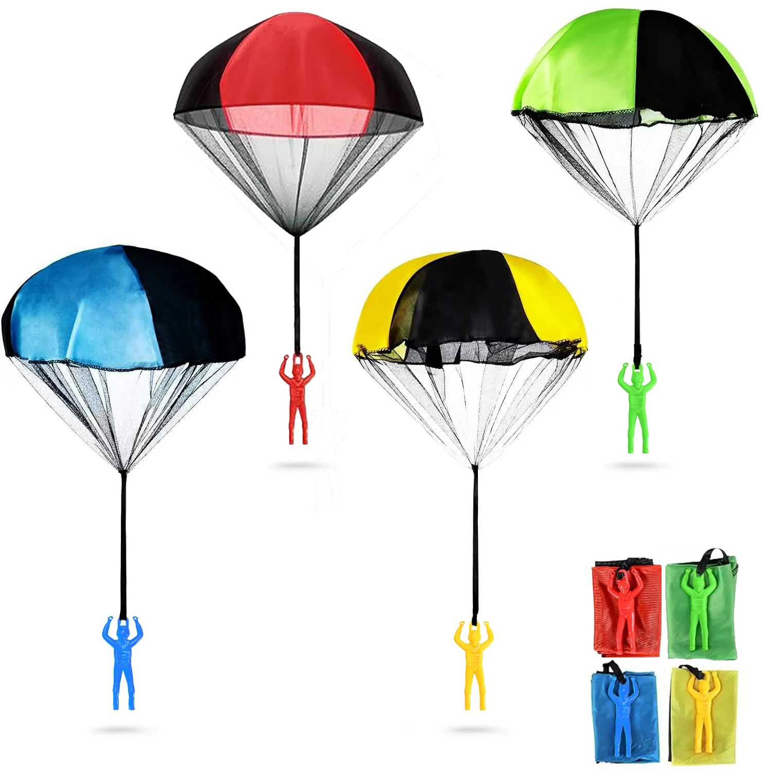 لعبة المظلة للأطفال ألعاب خارجية المظلة الطائرة للرجال، ألعاب داخل وخارجية هدايا للأطفال للأولاد والبنات من عمر 4 إلى 8 سنوات فريدة من نوعها