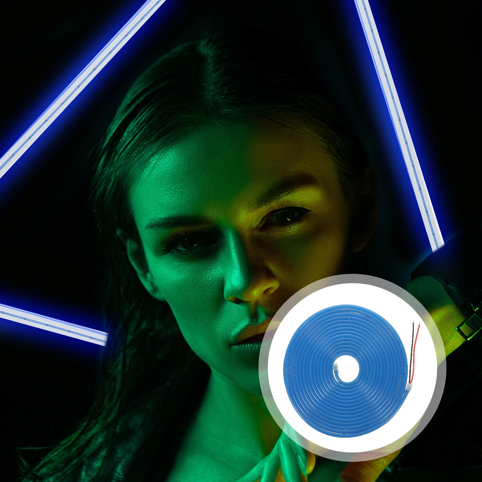 Striscia LED impermeabile Luci esterne Illuminazione esterna in gel di silice