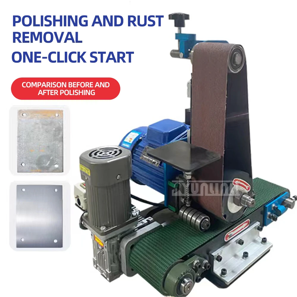 

2.2kw Belt Machine Electric Belt Sander Powerful Grinding Polishing Sharpener Rust Removal Grinder Wood Sanding and Deburring