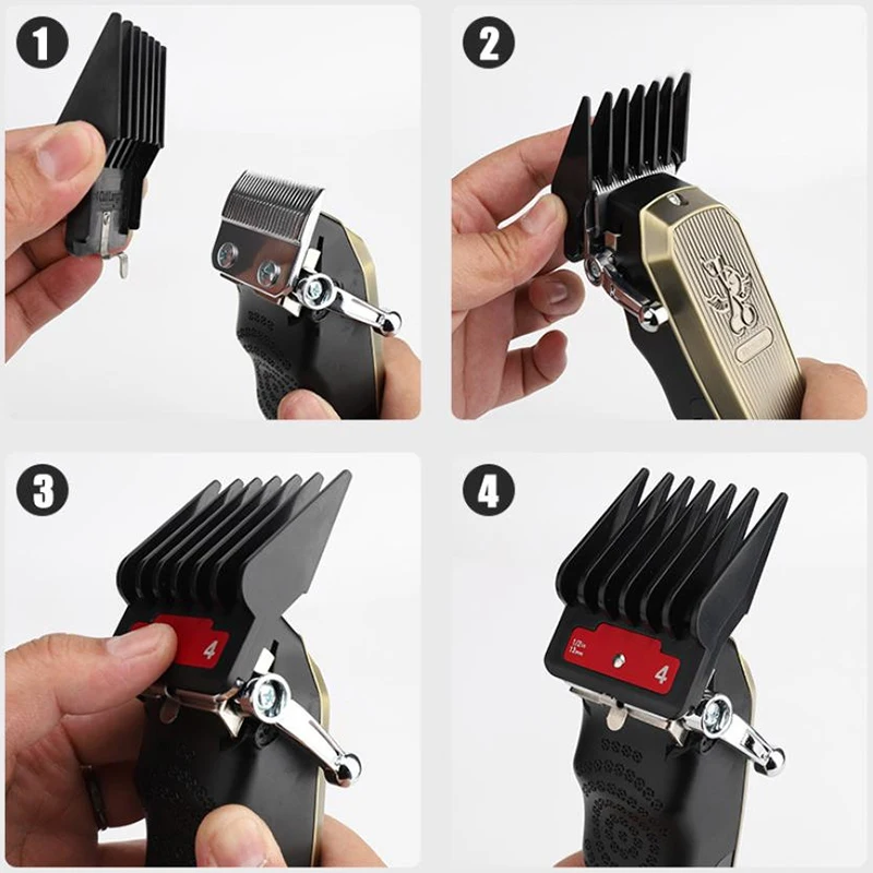 Clipper Guards For Hair Clippers Trimmers Premium Cutting Lengths Limit Guide Comb Attachments
