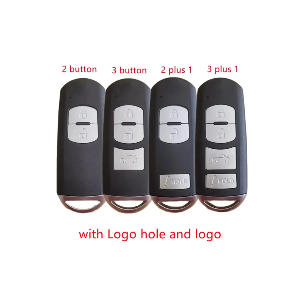 

2/3/4 Buttons Remote Key Shell for Mazda M3 M6 CX-3 CX-5 Axela Atenza 2014- 2018 SKE13D-01 with Emergency Key No Logo