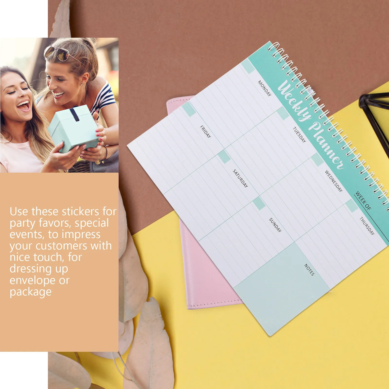 Professional Weekly Planner Notepad Reliable Material Portable Daily Schedule Calendar for Work Study Homeschool Management