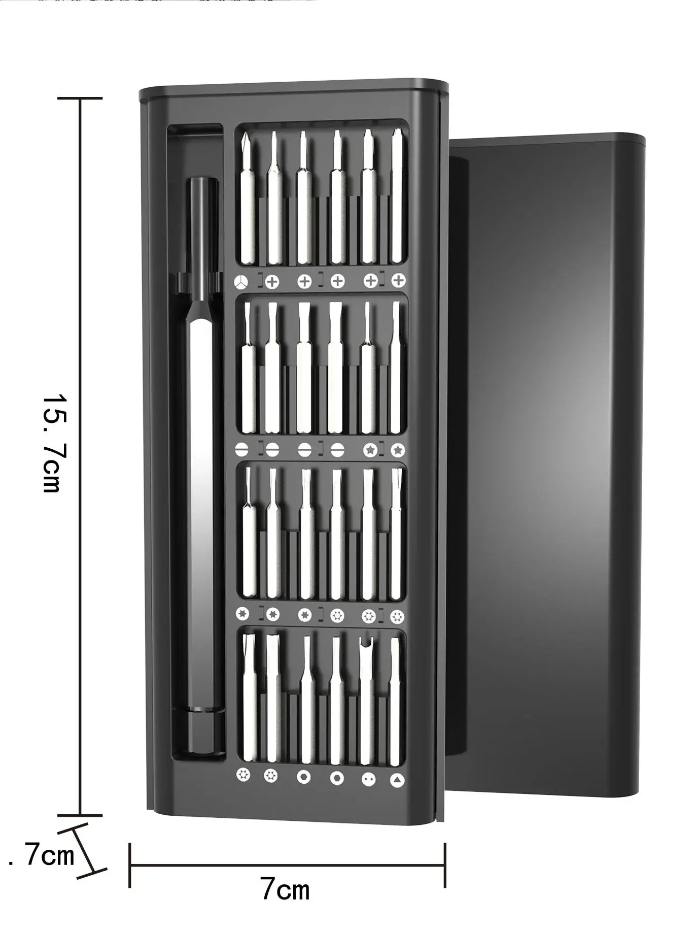 Magnetic Screwdriver Set 24 In 1 Kit Bits Precision Electronics Computer PC Phone Disassembly Multifunctional Maintenance Tool - view 6