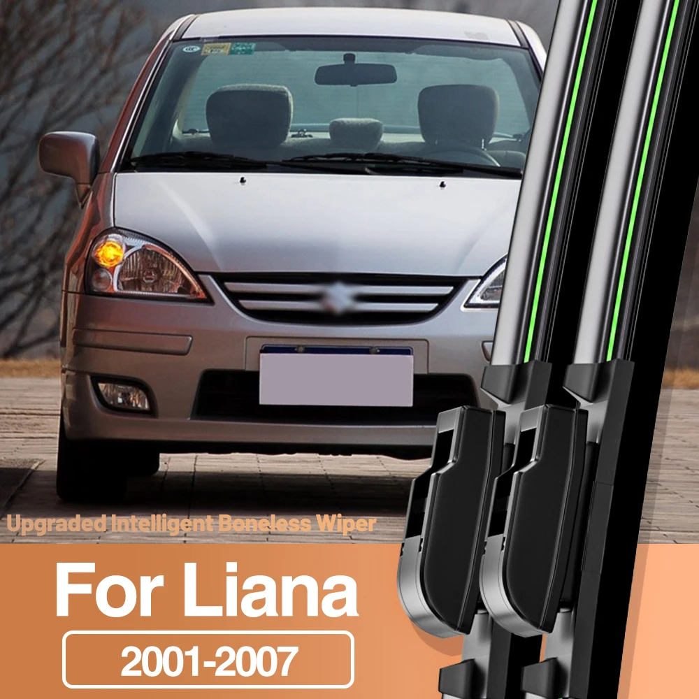 2pcs For Suzuki Liana 2001-2007 Front Windshield Wiper Blades Windscreen Window Accessories 2002 2003 2004 2005 2006