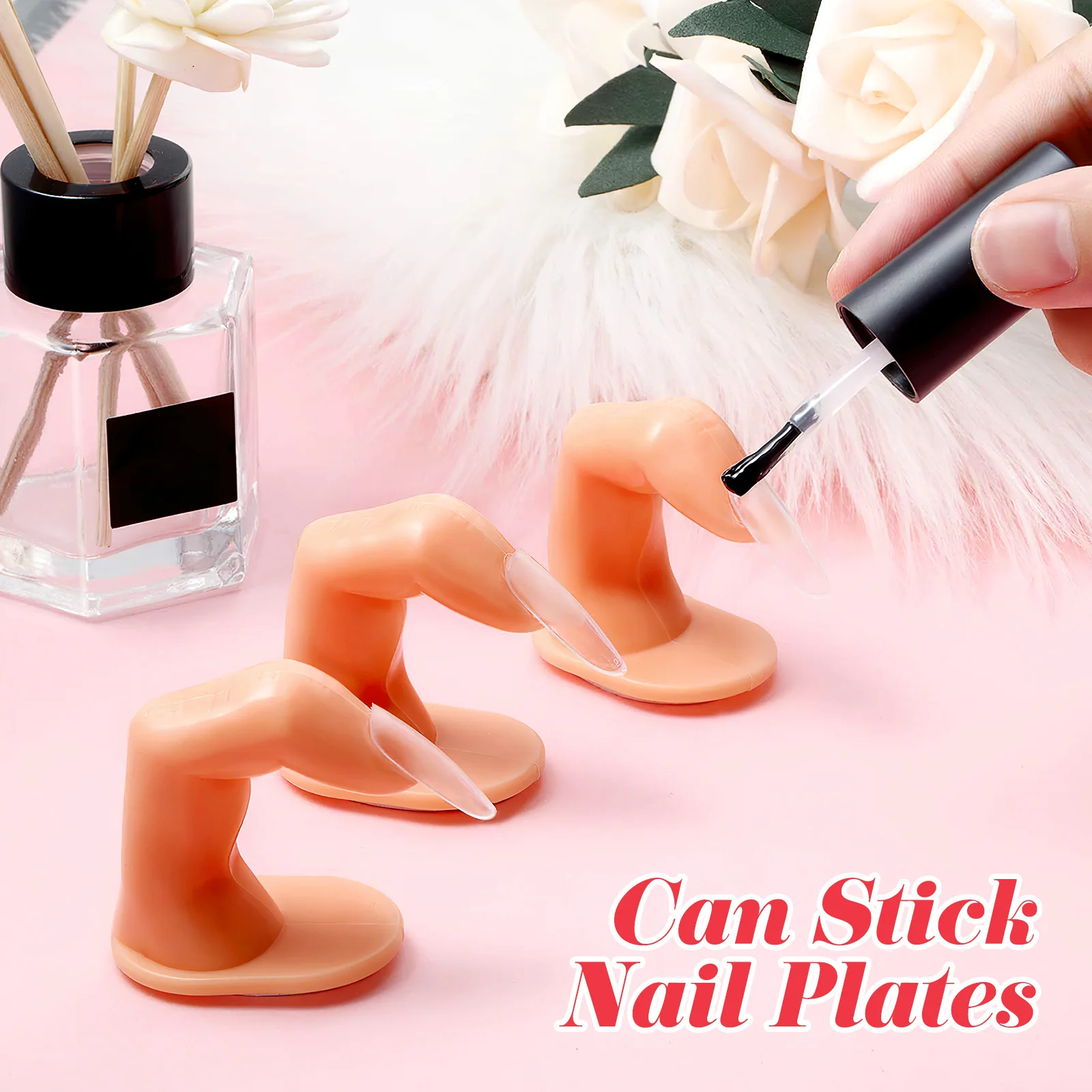 5 قطعة أصابع ممارسة مانيكير مادة من الدرجة الأولى أداة تدريب فن الأظافر المحمولة للأظافر الأكريليك أصابع كاذبة للمبتدئين #2