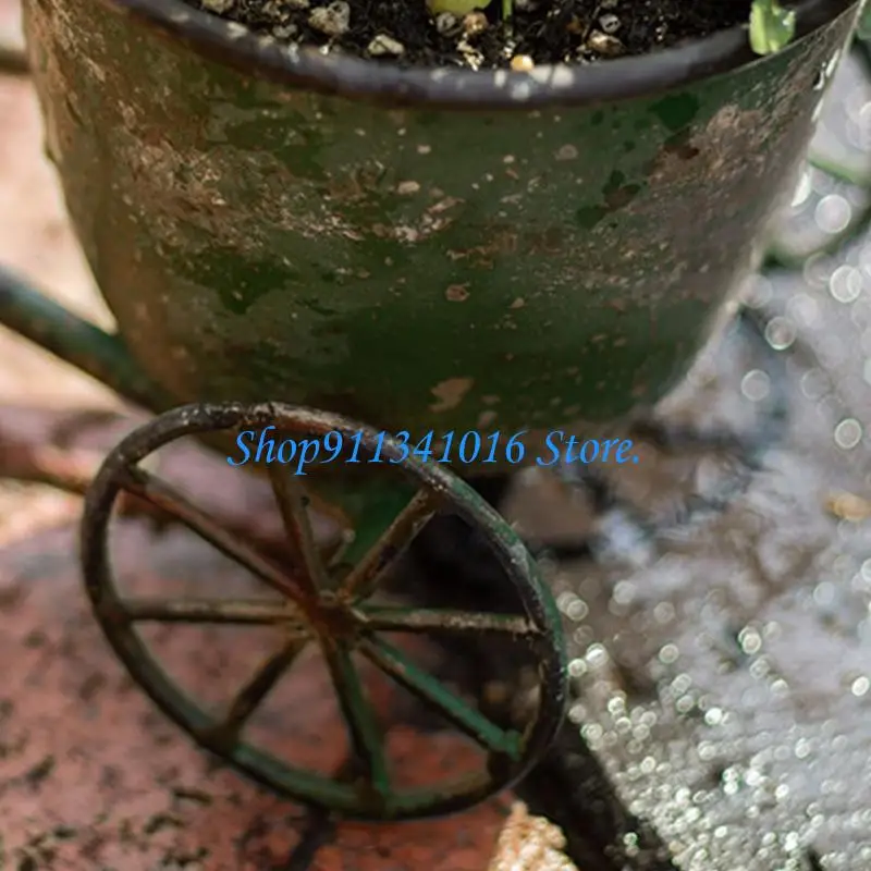  Classical Wrought Iron Creative Flower Pot Home Furnishing Outdoor Gardening Metal