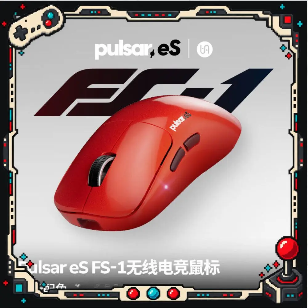 Pulsar eS FS-1 Mouse Wireless 56g Lightweight XS-1 32000DPI 8000Hz Optical Back Symmetrical Low Latency Esports Gaming Mouse