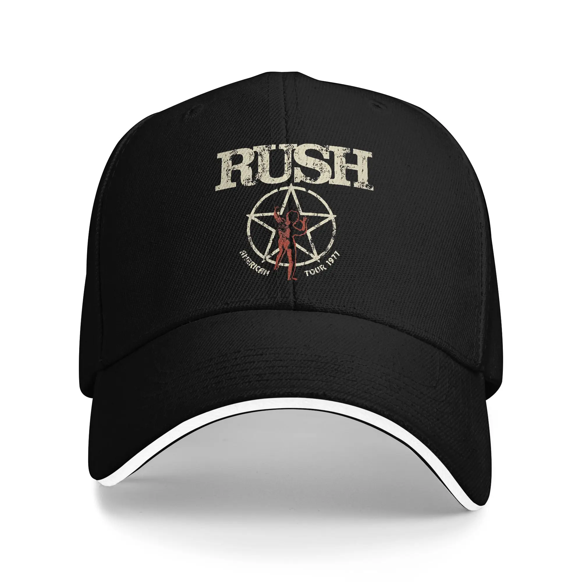 Summer Casual Baseball Cap Rush Music  Outdoor Sports Hip Hop Hats For Couple Women Sun Visor  Design Baseball Caps