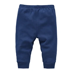 Infant Trousers Baby Boys Leggings Elastic Waist Solid Cotton Newborn Baby Girls Pants Spring Kids Clothing 0-24M