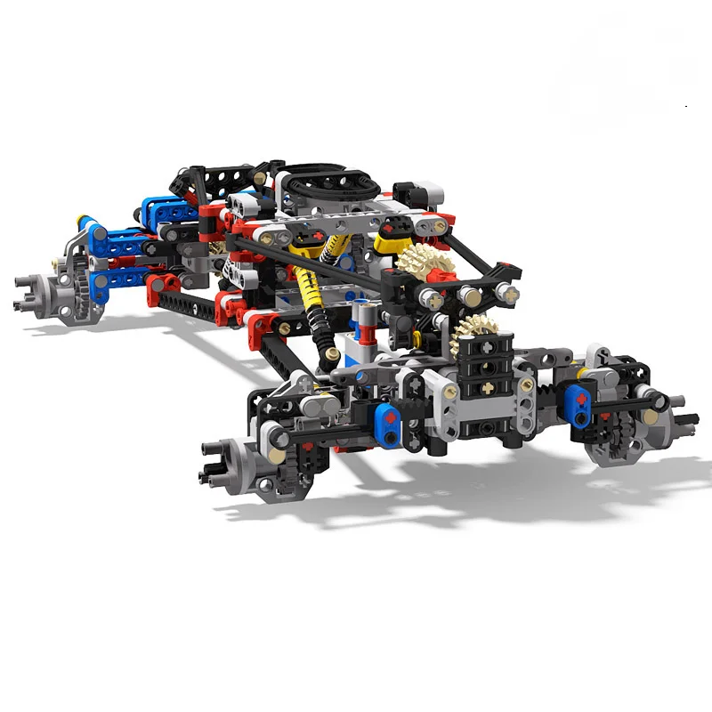 NEW Technical 4WD Off-road Front Suspension System MOC Building Blocks Parts Kits RC Bricks Model Cars for kids Boys DIY Toys