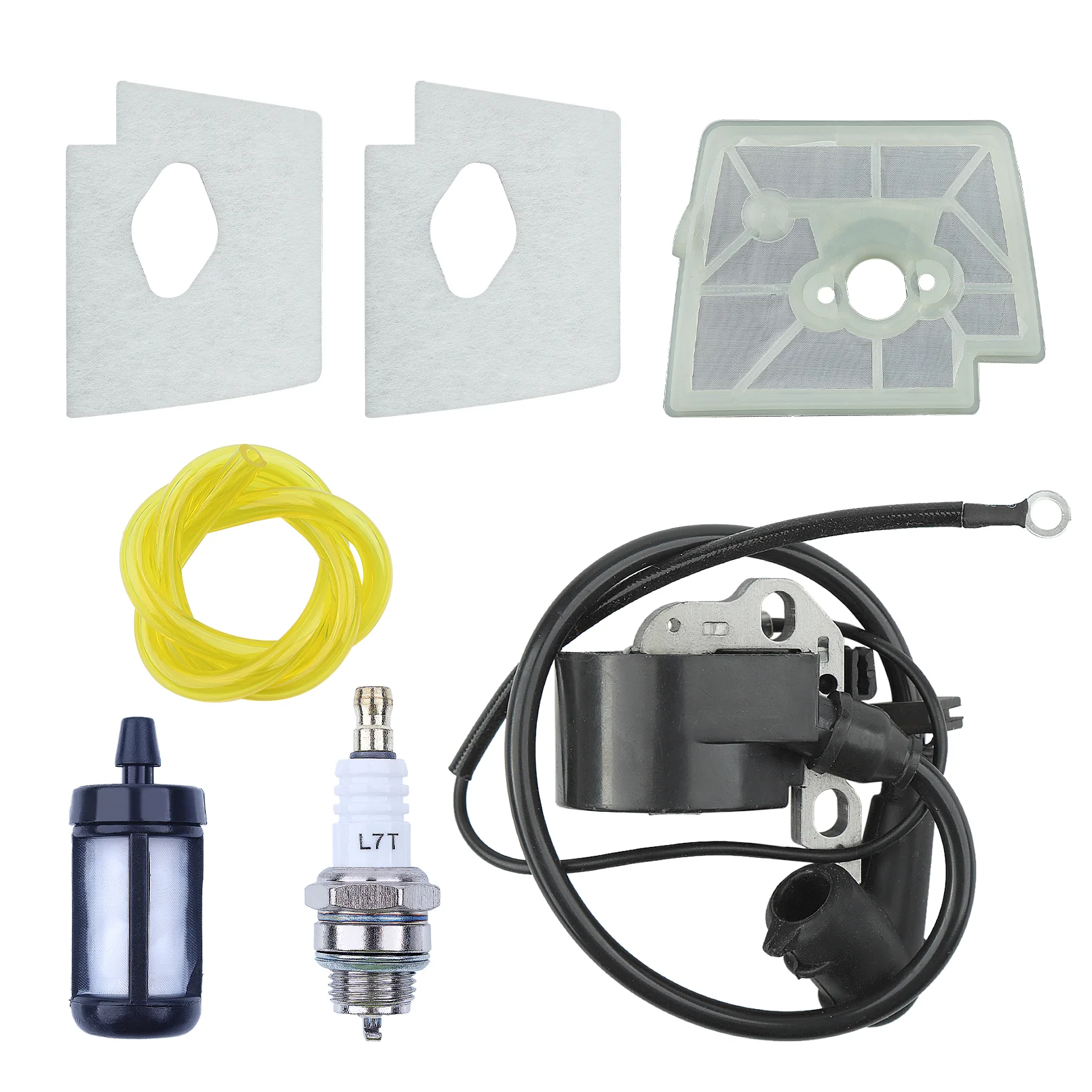 Bobina de ignição do Combustível Filtro De Ar Kit Para Stihl FS160 FS220 FR220 FS280 FS290 Trimmer 00004001302, 4119 120 1600, 4119 141 0300