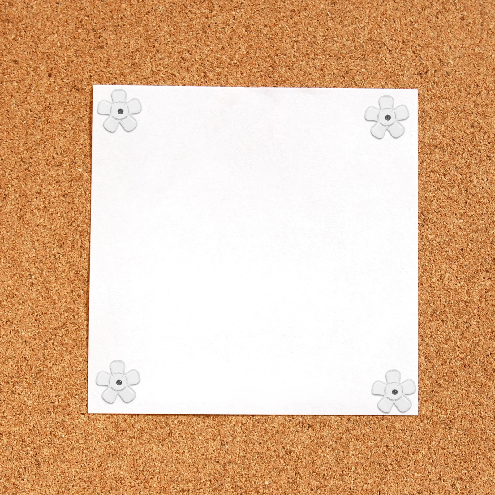 

200Pcs Transparent Plastic Flower Thumbtacks Flat Push Pins for Map Cork Board Photo Display Office Supplies Flat Pushpin