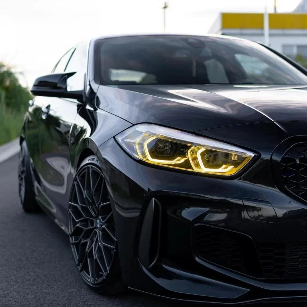 Yellow Angel Eye DRL For 2019 2020 2021 2022 2023 BMW 1 2 Series F40 118i F44 228IX M235IX LED Headlight Daytime light PCB Board