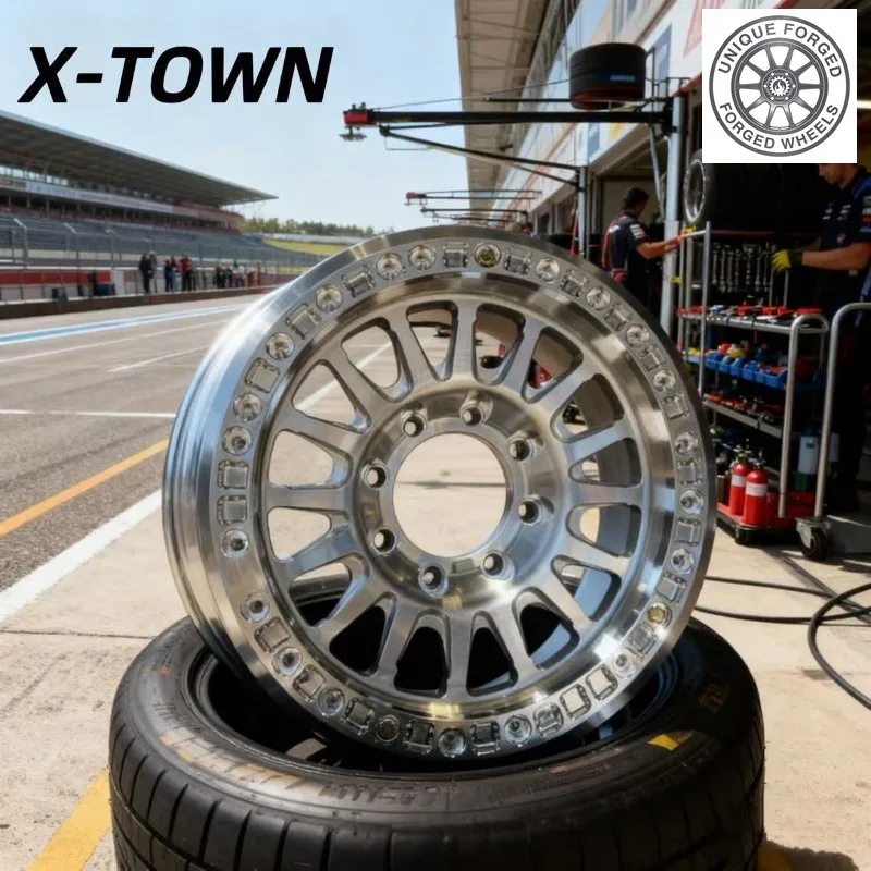 26 Style Custom New Forged Chrome Plated Off‑Road Wheel Rim 6061‑T6 Alloy 17‑21" 5/6 Holes For Jeep Wrangler Y61 Y60 6x139.7 5x1