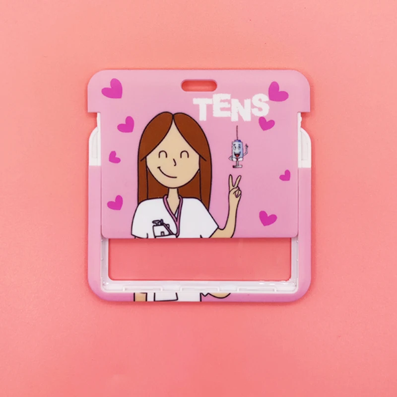 TENS TCAE Ausweishalter mit Umhängeband für Ärzte und Krankenschwestern, Kreditkartenetui, Halsband, Kartenhalter, Handyband, Ausweiszubehör, Geschenk – Detail 7