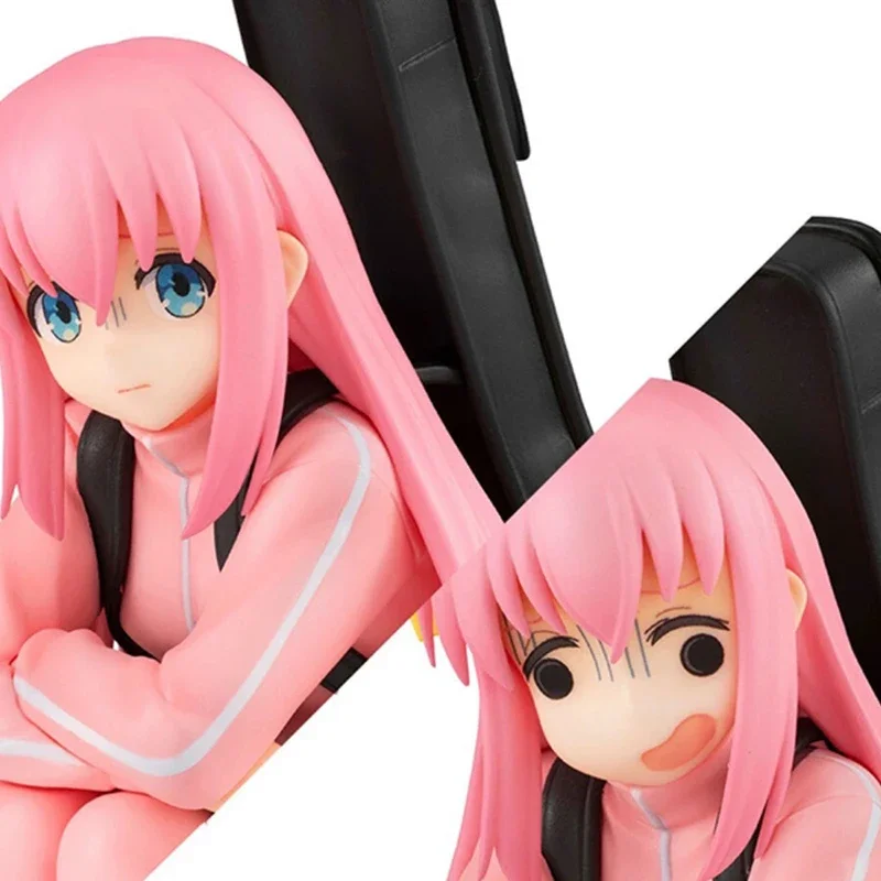 

Bocchi the Rock! Hitori Gotoh Action Figure In Stock Interchangeable Face PVC Model Ornament Collectible