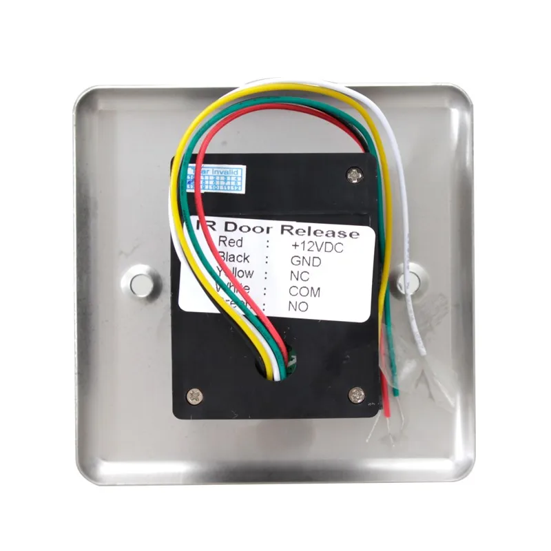 Stainless Steel Infrared Automatic Sensing Exit Button Push Switch Door Sensor Opener Release For Magnetic Lock Access Control