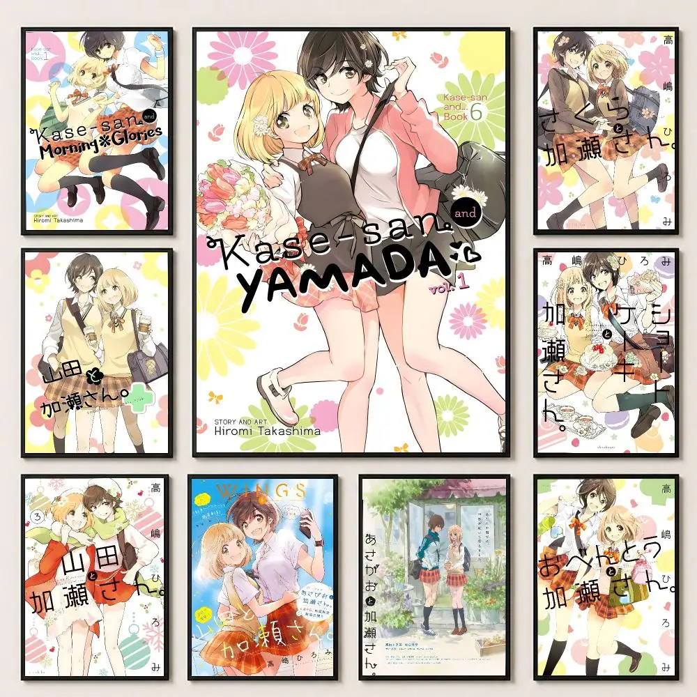 Anime K-Kase-san and M-Morning G-Glories Poster HD Poster Warm Home Decoration Suitable for Bedroom and Living Room Gifts Giving